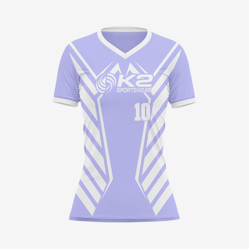 Personalized Softball V-Neck Jersey for Men/Women – Light Purple - K2 Sportswear | Custom Sports Uniforms & Apparels - K2 Sportswear