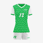 Team Ready Custom Paris Green Volleyball Uniform Set - K2 Sportswear | Custom Sports Uniforms & Apparels - K2 Sportswear