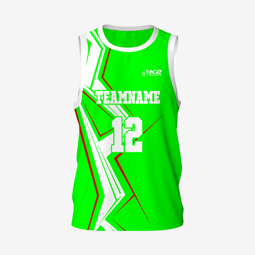 Men's Personalized Lime Green Lacrosse Pinnie - K2 Sportswear | Custom Sports Uniforms & Apparels - K2 Sportswear