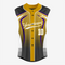 Custom Black/Gold Sleeveless Full Button Softball Jersey – Pro Fit