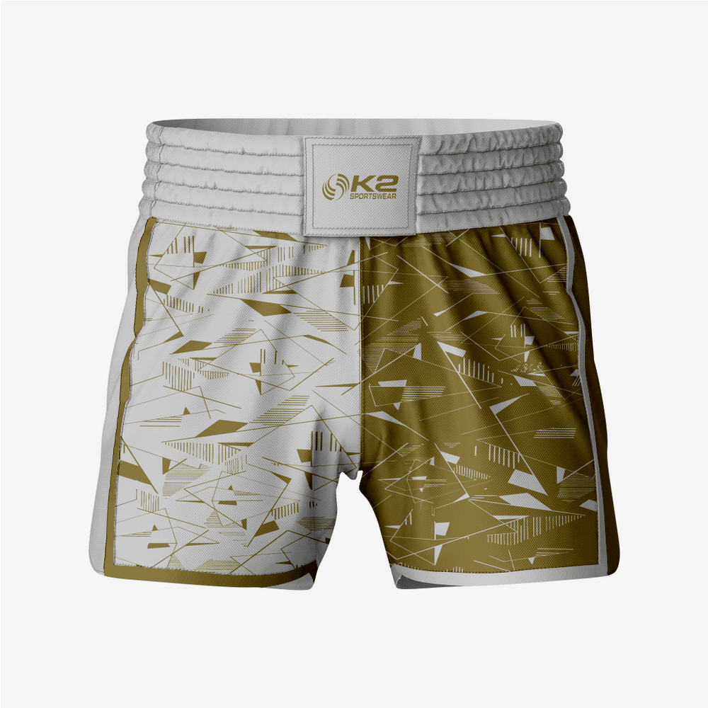 Custom Wrestling Fighting Shorts in Army Green