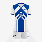 Personalized Blue/White Volleyball Uniform Set for Athletes - K2 Sportswear | Custom Sports Uniforms & Apparels - K2 Sportswear