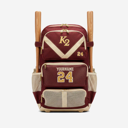 Personalized Baseball Bag - Custom Team Baseball Duffle Bag with Name