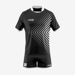 Customized Rugby Uniform Set in Black/White - K2 Sportswear | Custom Sports Uniforms & Apparels - K2 Sportswear