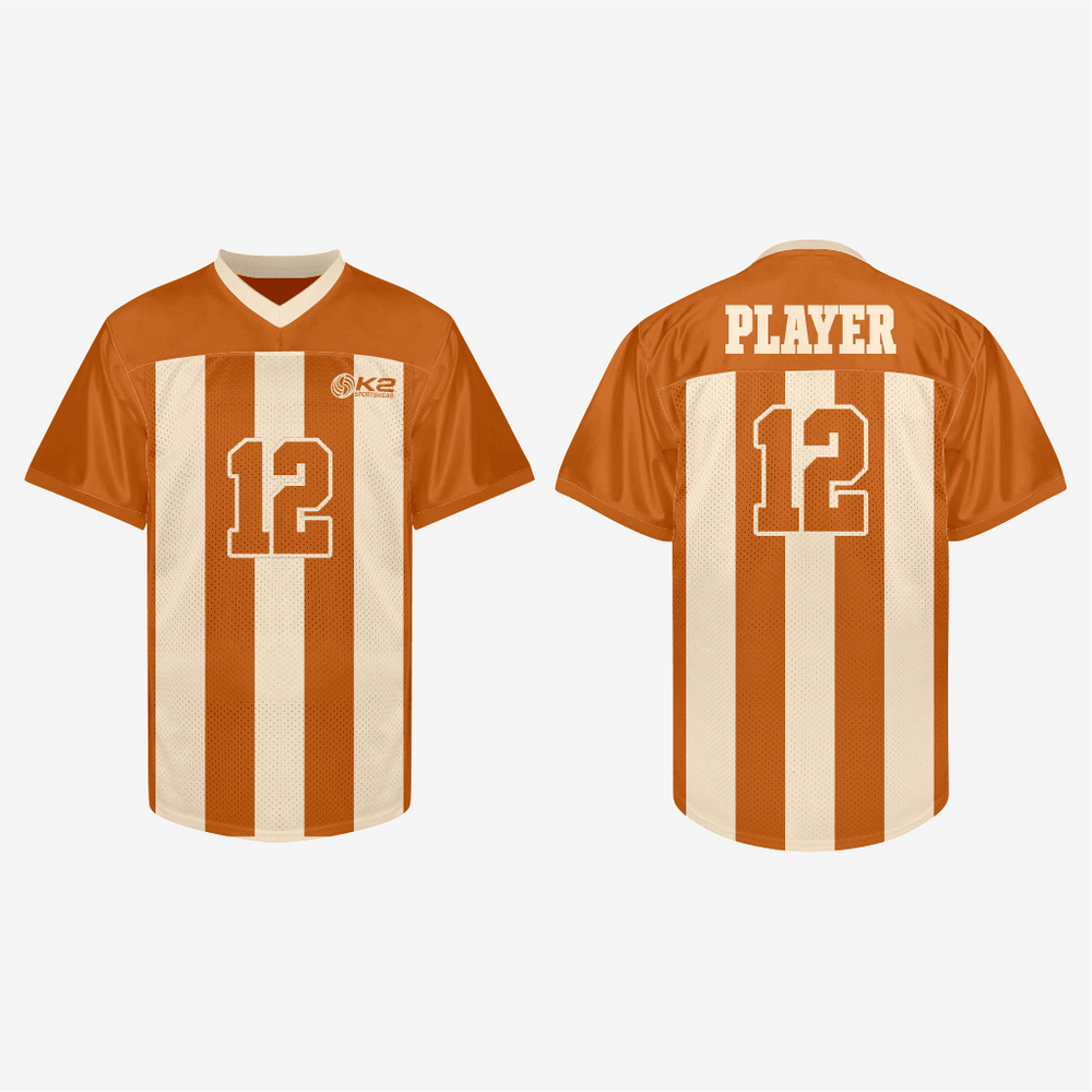 Maßgeschneidertes Bronze American Football Trainings-Trikot – Herren & Damen