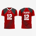 Custom Red Football Fan Jersey for Men & Women - K2 Sportswear | Custom Sports Uniforms & Apparels - K2 Sportswear