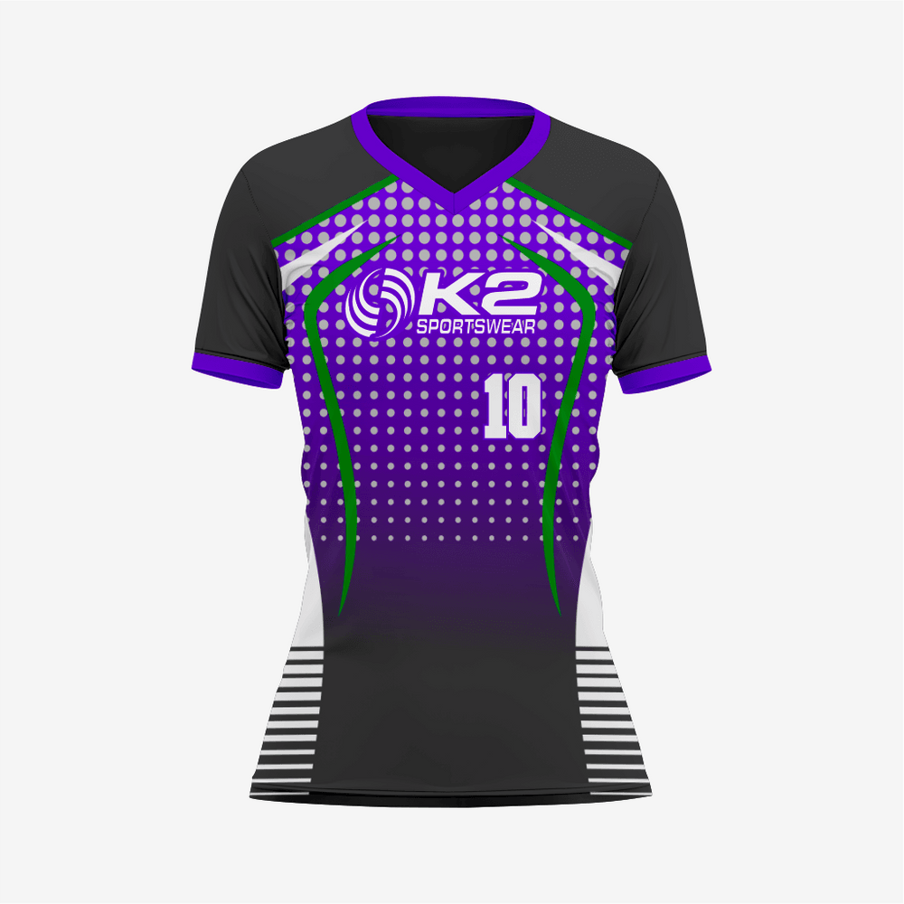 Kundenspezifisches Indigo/Schwarzes Softball V-Neck Trikot für Herren/Damen