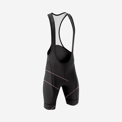 Men’s Long Sleeve Cycling Top and Bib Shorts Set - Pastel Purple