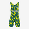 Custom Wrestling Singlet – Green/Yellow Singlet for Champions