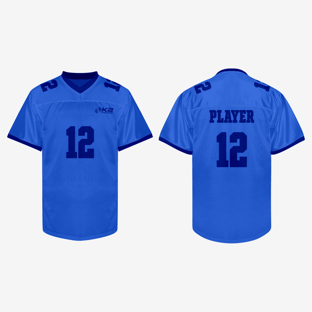 Individuelles blaues Fußball Trainings-Trikot – Herren & Damen
