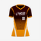 Custom Bronze/Brown Softball V-Neck Jersey for Men/Women