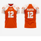 Custom Orange Football Fan Jersey for Men & Women