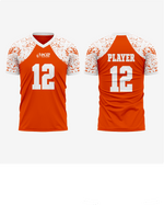 Custom Orange Football Fan Jersey for Men & Women - K2 Sportswear | Custom Sports Uniforms & Apparels - K2 Sportswear