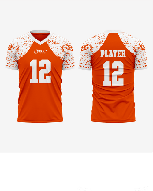 Custom Orange Football Fan Jersey for Men & Women