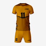 Golden/Black Custom Volleyball Uniform Set for Teams - K2 Sportswear | Custom Sports Uniforms & Apparels - K2 Sportswear