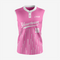 Custom 2-Button Sleeveless Softball Jersey – Pink for Men/Women