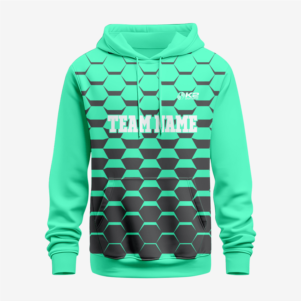Custom Wrestling Hoodie in Paris Green – Athletic Fit