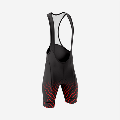 Men’s Black Cycling Bib Shorts for Comfort & Endurance
