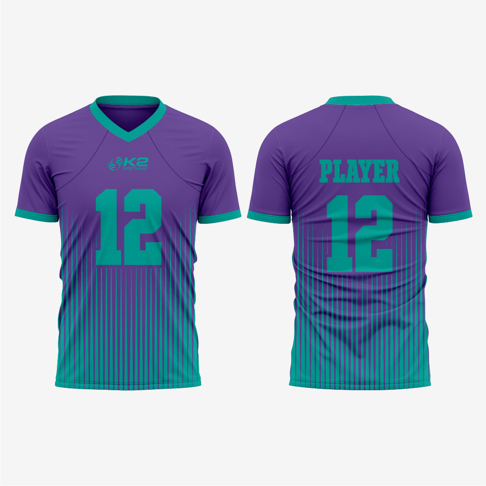 Personalized Purple Football Fan Jersey for Men & Women