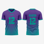 Personalized Purple Football Fan Jersey for Men & Women - K2 Sportswear | Custom Sports Uniforms & Apparels - K2 Sportswear