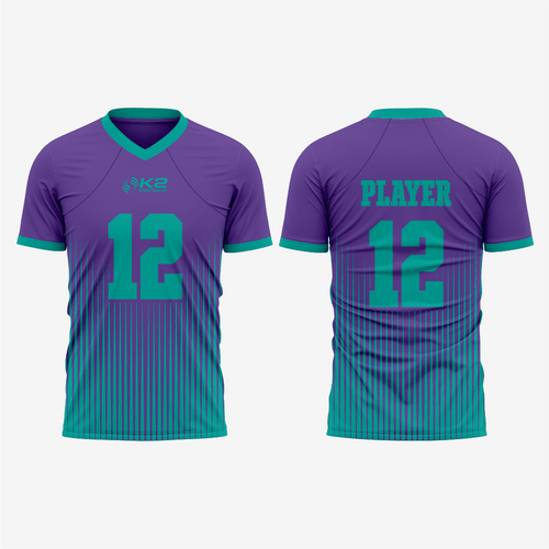Personalized Purple Football Fan Jersey for Men & Women