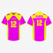 Customized Purple/Yellow Football Practice Jersey – Men & Women