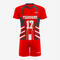 Custom Lacrosse Uniform in Red/Black