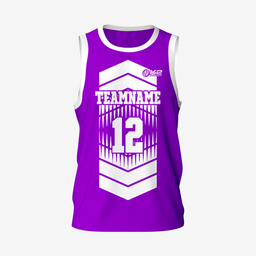 Men's Personalized Purple Lacrosse Pinnie - K2 Sportswear | Custom Sports Uniforms & Apparels - K2 Sportswear
