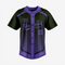 Personalized Softball Jersey – Purple Full Button Style