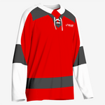 Custom Ice Hockey Jersey in Red/Black - K2 Sportswear | Custom Sports Uniforms & Apparels - K2 Sportswear