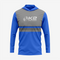 Personalized Softball T-Shirt Hoodie in Blue for Men/Women