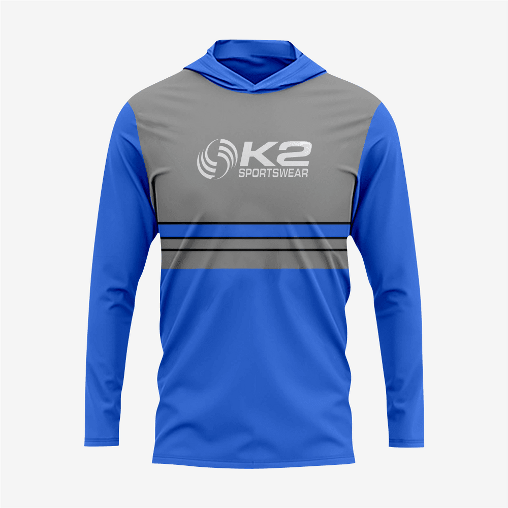 Personalized Softball T-Shirt Hoodie in Blue for Men/Women