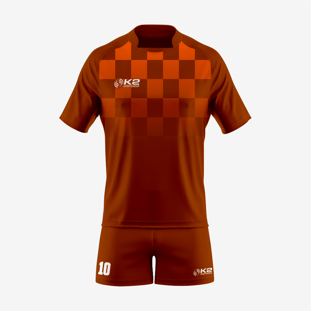 Customized Rugby Uniform Set in Rosewood