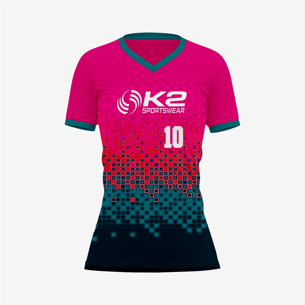 Benutzerdefiniertes Ruby Softball V-Ausschnitt Trikot für Herren/Damen