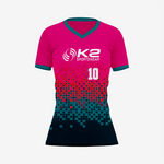 Custom Ruby Softball V-Neck Jersey for Men/Women - K2 Sportswear | Custom Sports Uniforms & Apparels - K2 Sportswear