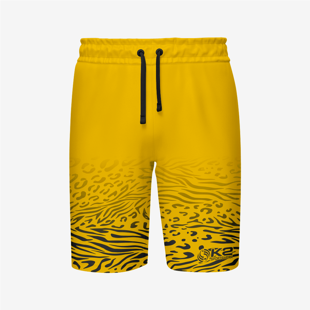 Custom Wrestling Regular Shorts in Yellow/Black