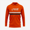 Custom Softball T-Shirt Hoodie in Red/Bronze for Men/Women