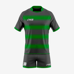 Custom Green/Gray Rugby Gear for Your Team - K2 Sportswear | Custom Sports Uniforms & Apparels - K2 Sportswear