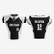 Champion-Grade White and Black Football Uniform Set