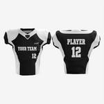 Champion-Grade White and Black Football Uniform Set - K2 Sportswear | Custom Sports Uniforms & Apparels - K2 Sportswear