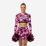 Youth & Adult Cheerleading Uniform Set - Personalized Camouflage Design