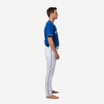 Custom Baseball Uniform in Blue - Full Button Jersey & Pants Team Name & Number Set