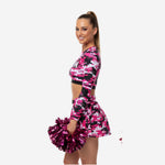 Youth & Adult Cheerleading Uniform Set - Personalized Camouflage Design