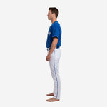 Custom Baseball Uniform in Blue - Full Button Jersey & Pants Team Name & Number Set