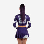 Custom Cheer Uniforms - Sublimated Long Sleeve Crop Top & Athletic Skirt Set