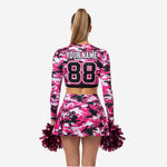 Youth & Adult Cheerleading Uniform Set - Personalized Camouflage Design