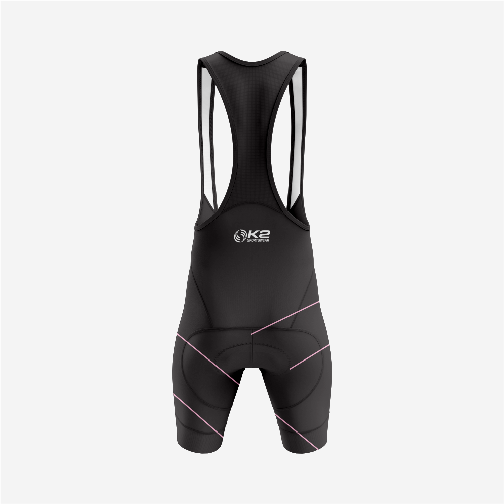 Men’s Long Sleeve Cycling Top and Bib Shorts Set - Pastel Purple