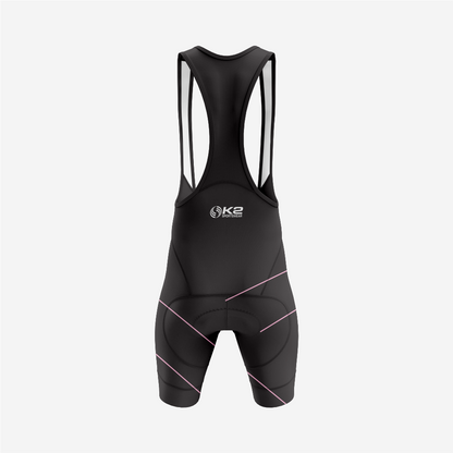 Men’s Long Sleeve Cycling Top and Bib Shorts Set - Pastel Purple