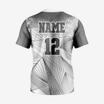 Men/Women Custom Softball 2 Button Uniform in Gray - K2 Sportswear | Custom Sports Uniforms & Apparels - K2 Sportswear
