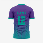 Personalized Purple Football Fan Jersey for Men & Women - K2 Sportswear | Custom Sports Uniforms & Apparels - K2 Sportswear